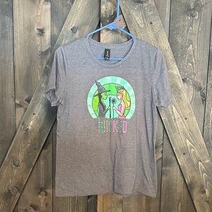 Gildan Gray Wicked Graphic Tee